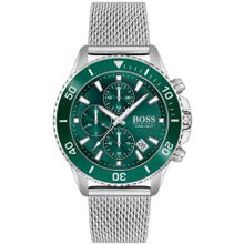 Buy Hugo Boss Admiral Stainless Steel Green Dial Watch - 1513905 in Egypt