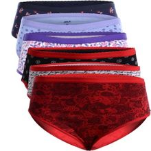 Buy Silvy Underwear - Set OF (6) Printed Panties - Brief - For Women in Egypt