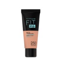 Buy Maybelline New York Maybelline New York Fit Me Matte + Poreless - 250 SUN BEIGE in Egypt