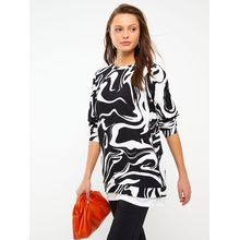 Buy LC Waikiki Crew Neck Printed Long Sleeve Women's Tunic. in Egypt