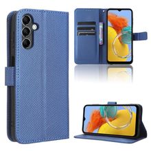 اشتري Samsung Galaxy M34 5G Wallet Case Diamond Cover Flip Stand Shell Blue في مصر