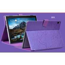 اشتري For Lenovo TAB4 10 Plus Case PU Leather TPU Silicone Cover Case For Lenovo TAB 4 10 Plus TB X704N TB X704F Tablet Case+Gifts(Purple) في مصر