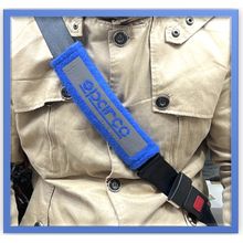 اشتري CAR SAFTEY BELTS COVER SPARCO BLUE في مصر