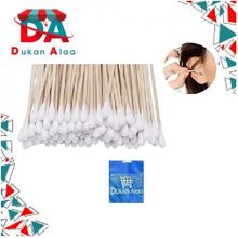 Buy Cotton Swabs Plastic Sticks Spiral & Round Tips - 2pcs in Egypt