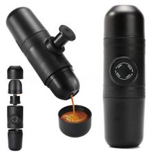 اشتري Manual Portable Espresso Machine Outdoor Coffee Maker Push Coffee Cup For Car Coffee MachineTravel Hiking Moka Coffee Pot في مصر