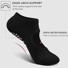 Buy Men's And Women's Socks With Non-slip Design Perfect For Yoga,pilates,fitness,barbell,martial Arts, Gym in Egypt