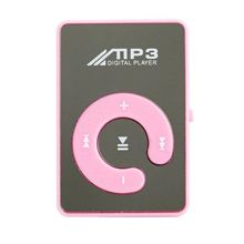 Buy Mini MP3 Player with Clip Portable Music Playing Device Card  Pink in Egypt