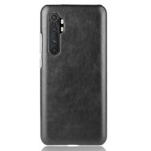 اشتري Xiaomi Mi Note 10 Lite Case PC Leather Phone Case Cover - Black في مصر