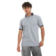 Buy Andora Odd Collar For A Pale Grey Polo Shirt in Egypt