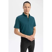 Buy Defacto Slim Fit Polo Neck Short Sleeve T-Shirt in Egypt