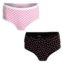 Dice Underwear Pantie for Women- Pack of 6 Bikini Panties - Plain