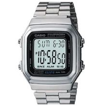 Buy Casio A179W-1ADG Stainless Steel Watch - Silver in Egypt