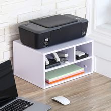 اشتري Modern Home Printer Stand And Desk Storage Organizer - 40x30x22 - White في مصر