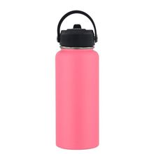 اشتري hot pink Personzed 18oz 32oz 40oz Thermal Stainless Steel Water Bottle with Straw Lid Hydroes Vacuum Insulated Flask Thermos Tumbler في مصر