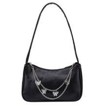 اشتري Fashion (Butterfly Black)Retro Totes Bags For Women 2021 Trendy Vintage Handbag Female Small Subaxillary Bags Casual Retro Mini Shoulder Bag DON في مصر
