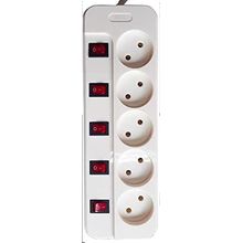 Buy Power Strip 5 Plugs 1.5mm-5M Cable in Egypt