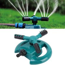 Buy Garden Automatic Rotating Nozzle 360 Degree Rotary Automatic Sprinkler Garden Lawn Watering Nozzle Irrigation Nozzle With 3/4 Inch Water Hose Connector in Egypt