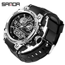 Buy Sanda Men Digital Watch Sports Watches Waterproof Wristwatch 6024 in Egypt