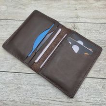 اشتري Dr.key Genuine Leather For Men - Bifold Card Wallets -1007LM-plbrown في مصر