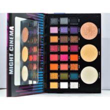 اشتري Might Cinema Eyeshadow Palette - 24 Color And 3 Colors HighlighterPalette from Might Cinemas contains 24 eyeshadow colors and 3 highlighter colors - Attractive colors for a great look - Excellent material - Contains all the colors you need - You will not be able to do without it في مصر