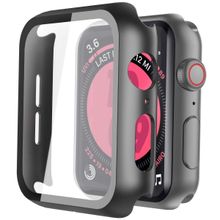 Buy Cover With Screen Protector For Apple Watch - 40mm - Black in Egypt