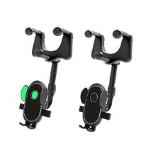 Buy 360 Rotatable Retractable Car Mount Mobile Phone Holders Multifunctional Adjustable Mount Universal Rearview Mirror Phone Holder in Egypt