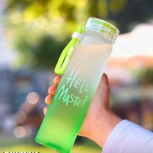 Buy Acrylic Water Bottle Trend Hello Master 450 Ml -green in Egypt