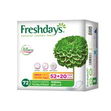 Buy Freshdays Sanitary Napkins Normal Scented PantyLiners - 72 Pads in Egypt