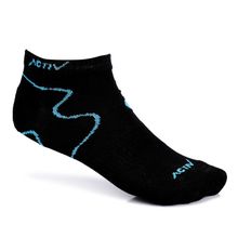 Buy Activ Pack Of 4 Self Pattern Ankel Socks - Black, White, Navy Blue & Heather Grey in Egypt