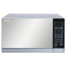 Buy Sharp Microwave Grill 25 Liter, 900 Watt , Silver - R-75MT(S) in Egypt