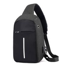 اشتري Casual Anti Theft Chest Bag Nylon Waterproof Men Money Phone Sling Bag Female Shoulder Bag Sport Outdoor Backpack في مصر