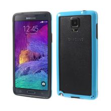 Buy Backless TPU & PC Bumper Frame For Samsung Galaxy Note 4 N910 - Blue in Egypt