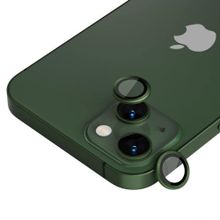 Buy Camera Lens Protector For IPhone 15 & 15+ Plus Tempered Glass Aluminum Alloy - Green in Egypt