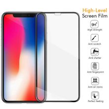 Buy Premium Tempered Glass Screen Protector For IPhone X/XS - Black in Egypt