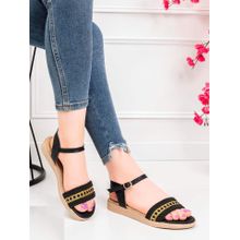 Buy Women Flat Sandal  Comfortable - BlackGWS MaeketplaceShoes - Sandals - SnickersProduct qualityLatest modelsUnbeatable pricesGWS MaeketplaceShoes - Sandals - SnickersProduct qualityLatest modelsUnbeatable prices in Egypt