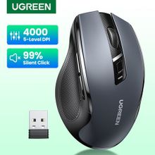 Buy Ugreen Wireless Mouse Bluetooth 5.0 4000DPI 6Mute Buttons 2.4G Mice in Egypt