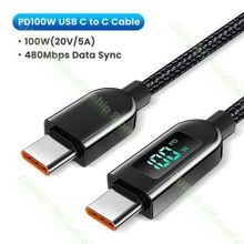 Buy Power Display Usb Type C Cable 6a For Huawei 5a Fast Charging Charger Usbc Usb-c Data Cable Type-c W in Egypt