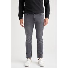 Buy Defacto Man Grey Sergio -Regular Fit Trousers in Egypt