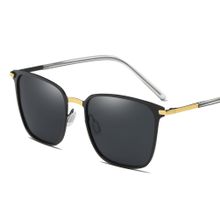 Buy Fashion Square Metal Frame Men's Sunglasses HD Polarized Sun Glasses in Egypt