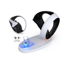 Buy Charging Stand Dock For Psvr2 With Type C Cable Accessory Controller in Egypt