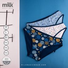 اشتري Milk Pack Of 3 Cotton Printed Bekini Milk Panties For Women في مصر