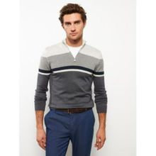 Buy LC Waikiki Turtle Neck Long Sleeve Men's Tricot Sweater With Color Block in Egypt