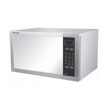 اشتري Sharp R-770AR(ST) Stainless Steel Microwave With Grill - 34 Liter - 1000 Watt - Silver في مصر