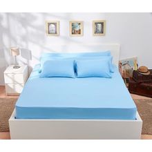 Buy L'Antique Fitted Bed Sheet - 100% Egyptian Cotton - Turquoise in Egypt