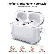 Buy AirPods 3 Soft Silicone Shock Proof Protective Case Earphones - Clear in Egypt
