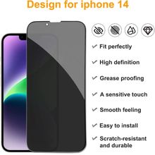 اشتري IPhone 14 (6.1 Inch) Privacy Tempered Glass Screen Protector في مصر