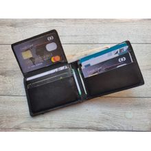 اشتري Dr.key Genuine Leather For Men - Bifold Wallets -2045-plain Black في مصر