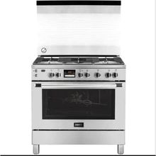 Buy Zanussi ZCG92686XA Tastemax Gas Cooker 5 Burners - Stainless Steel in Egypt