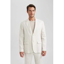 Buy Defacto Regular Fit linen Half Lining Blazer in Egypt