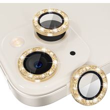 Buy IPhone 13 Mini & Iphone 13 New Diamond Camera Lens Protector - Gold in Egypt